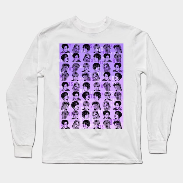 Bts bts Long Sleeve T-Shirt by Morishasha